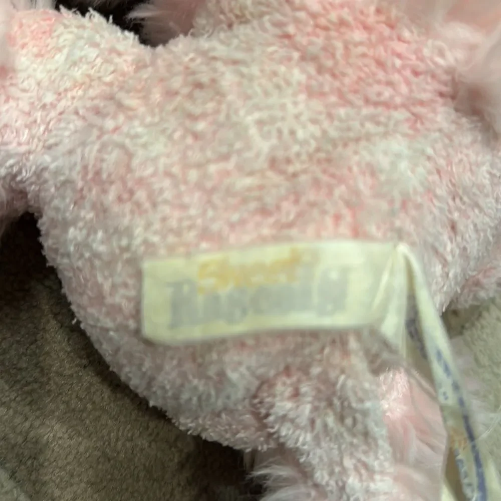 Plush Pink Dog Toy